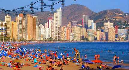 Plaża w Benidorm